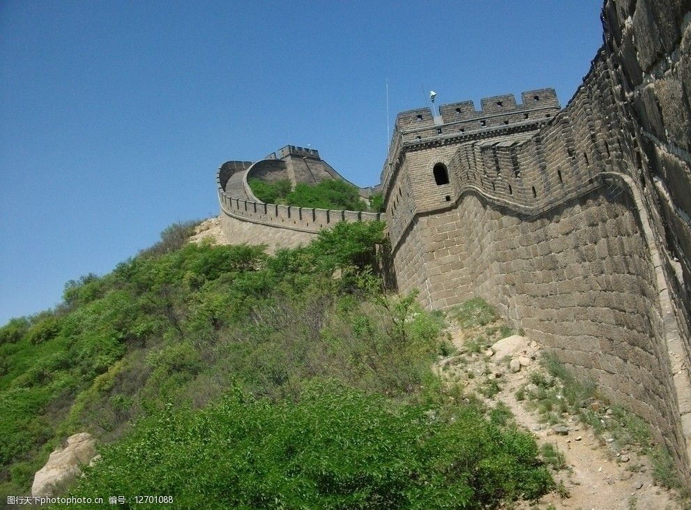 长城墙外近景图片