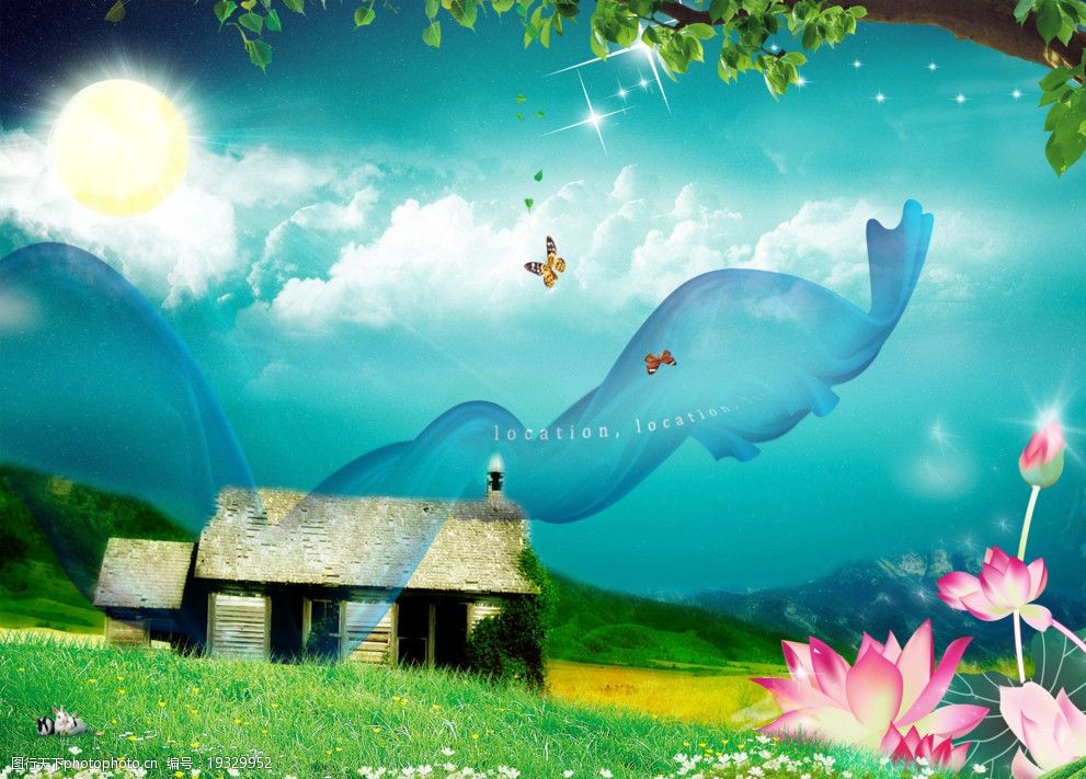 婚纱摄影背景图图片