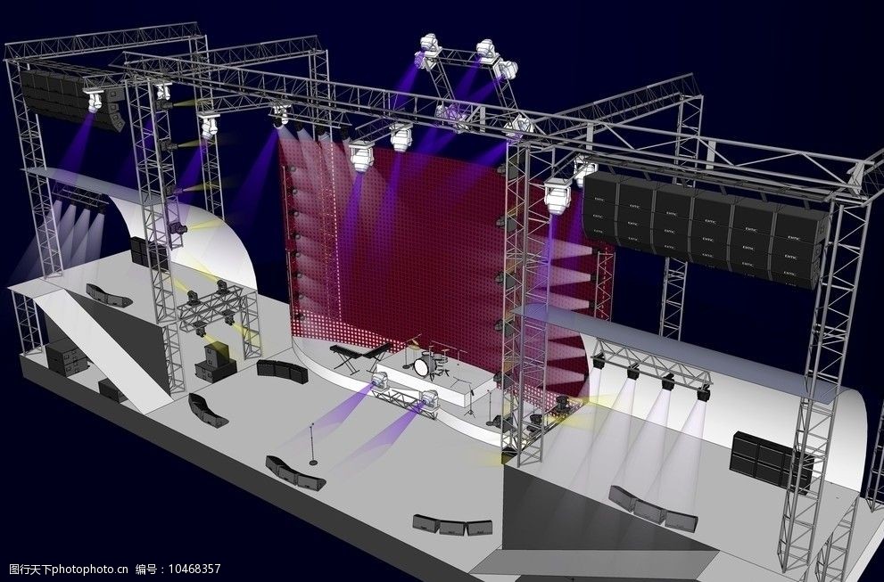 舞台效果图片
