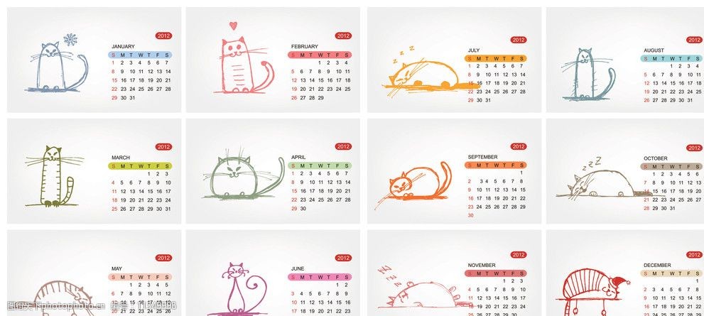 年份图片2012到2020,2012-2020图片 2012年历图片