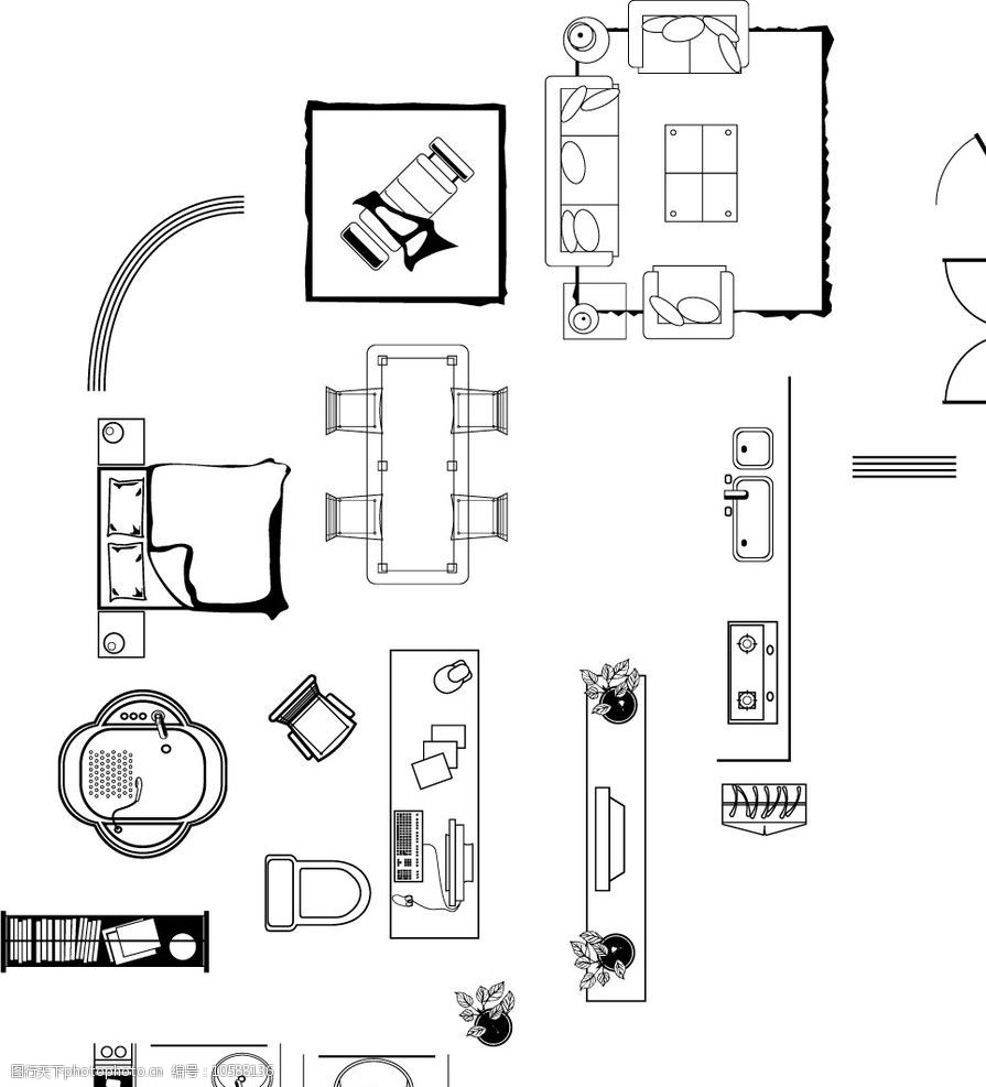 关键词:房地产房型图构件 房地产 房型图 家居 平面 家居家具 建筑