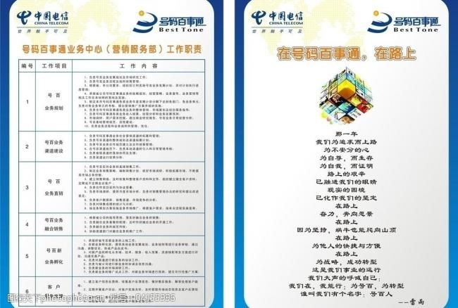 中国电信号码百事通图片