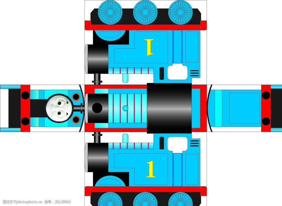 关键词:托马斯火车 托马斯 火车头 小火车 卡通 漫画 儿童 模型 剪纸
