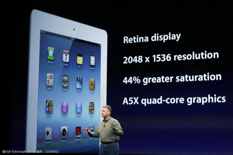 关键词:苹果 ipad 3发布会 the new hd 高清屏 平板电脑   数码家电