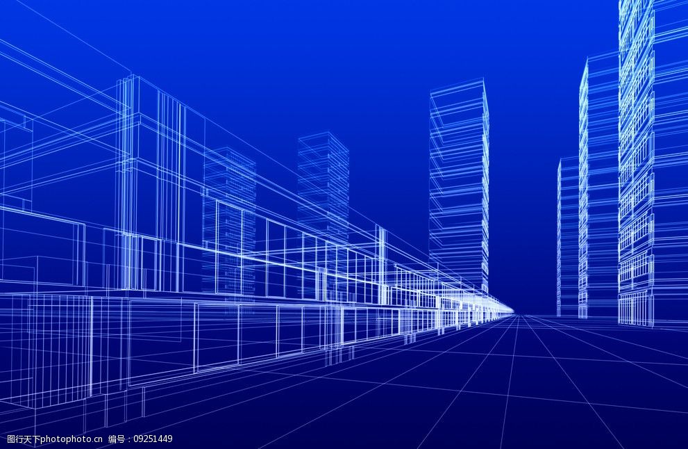 关键词:3d透视图 3d 透视图 蓝色 蓝图 城市 规划 街道 大厦 楼层