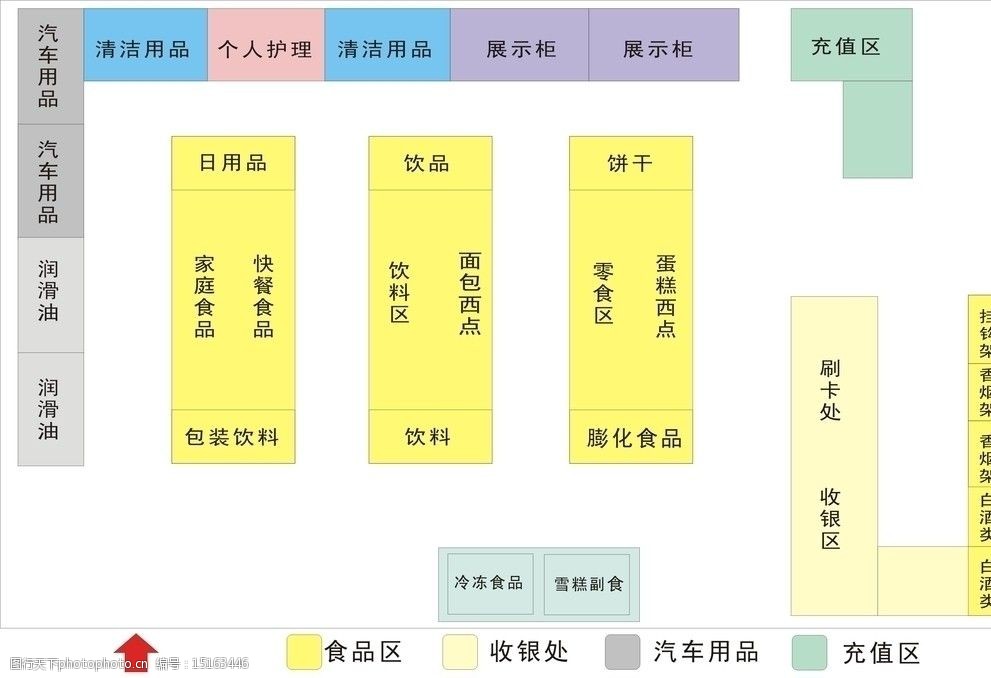 中国石油昆仑好客便利店平面图图片