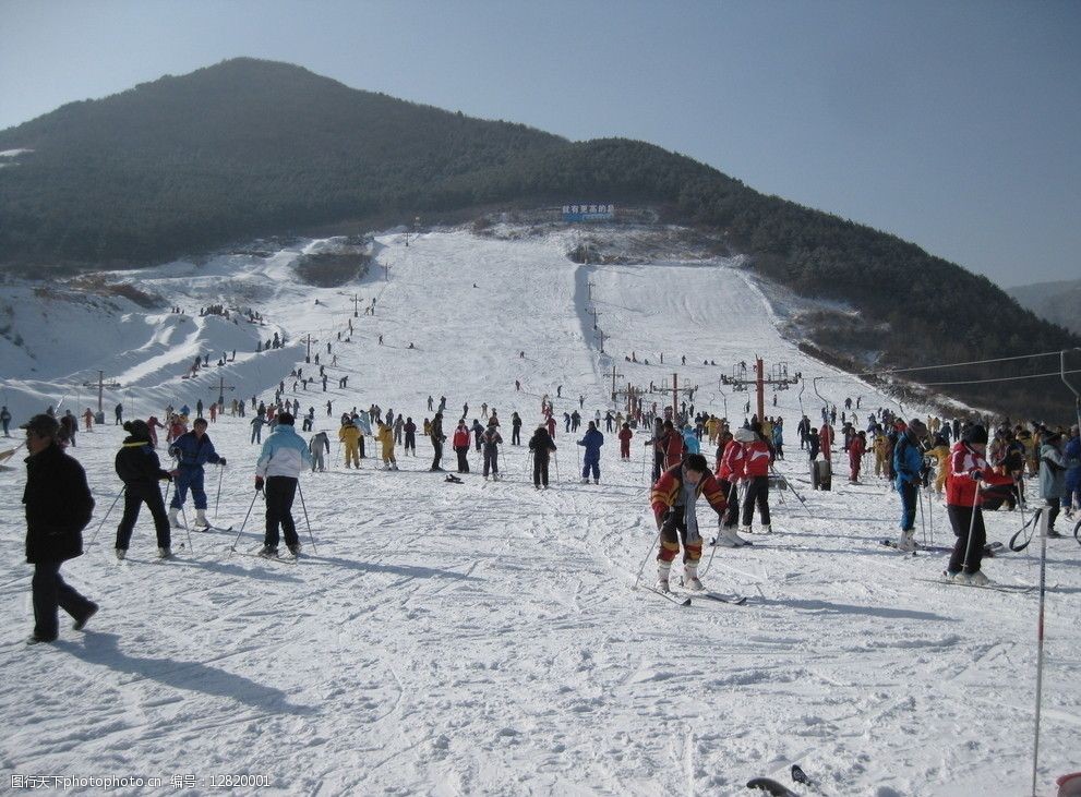 兰州兴隆山滑雪场图片