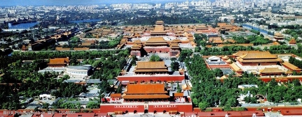 北京鸟瞰图片