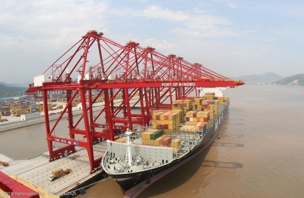 宁波港建筑图片