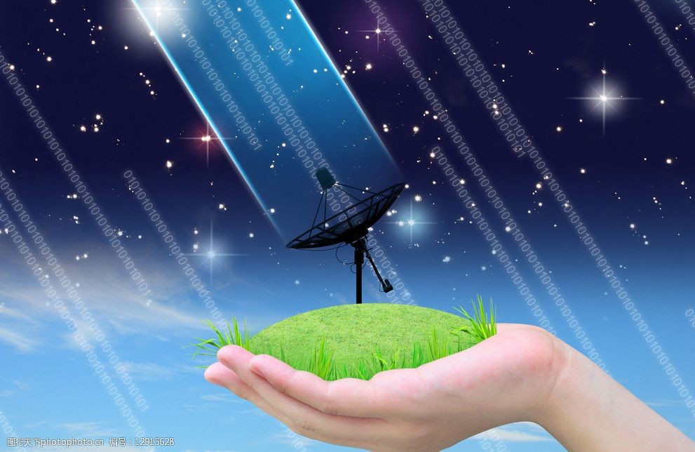 通讯雷达创意设计图片