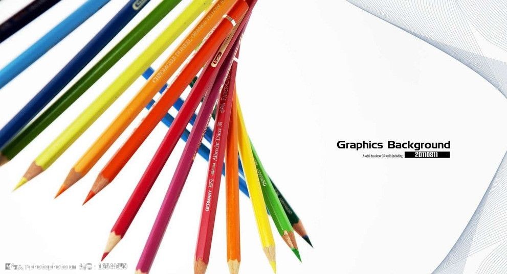 关键词:铅笔创意广告 铅笔 画笔 五彩笔 五颜六色 文具 创意