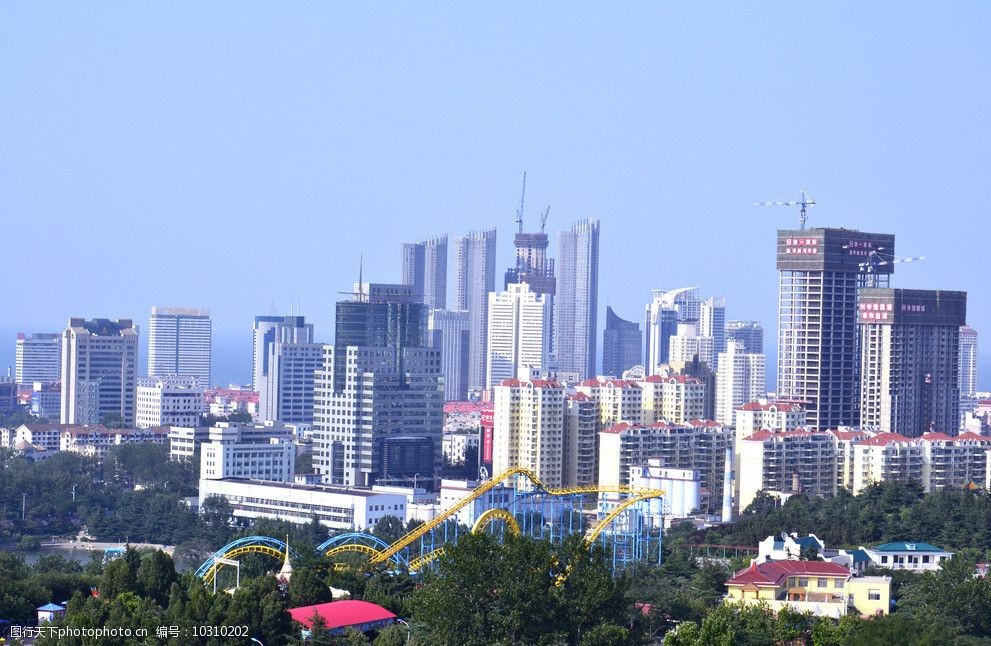 关键词:烟台城市建筑 烟台海滨城市全景 城市建筑群 港城 建筑景观