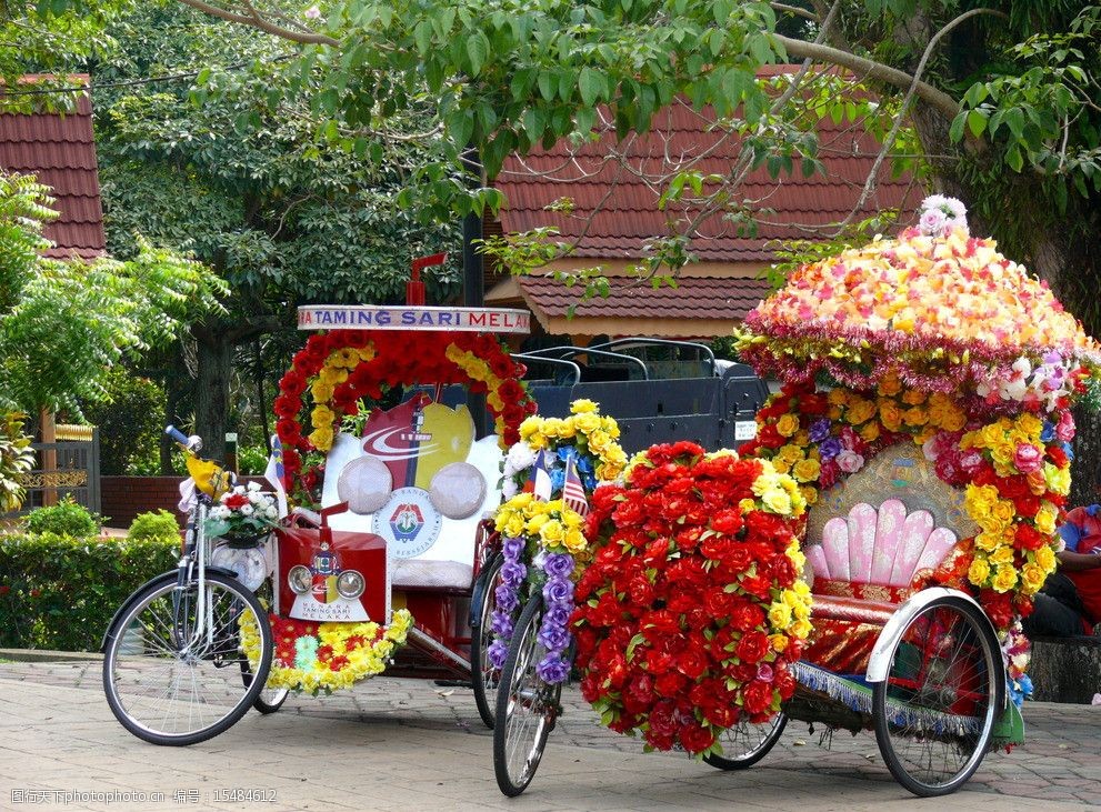 马六甲的花车图片