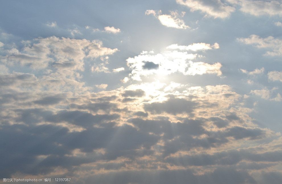 天空 云朵 太阳 日光 蓝天 白云 高天流云 自然风景 自然景观 摄影