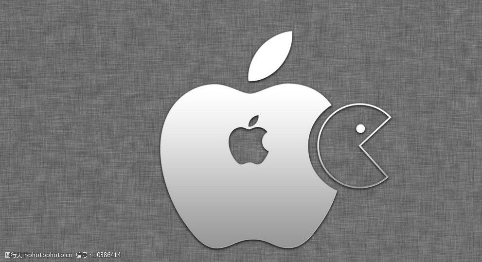 关键词:苹果壁纸 壁纸 苹果 logo 吃豆豆 金属 公司 代言 logo标志