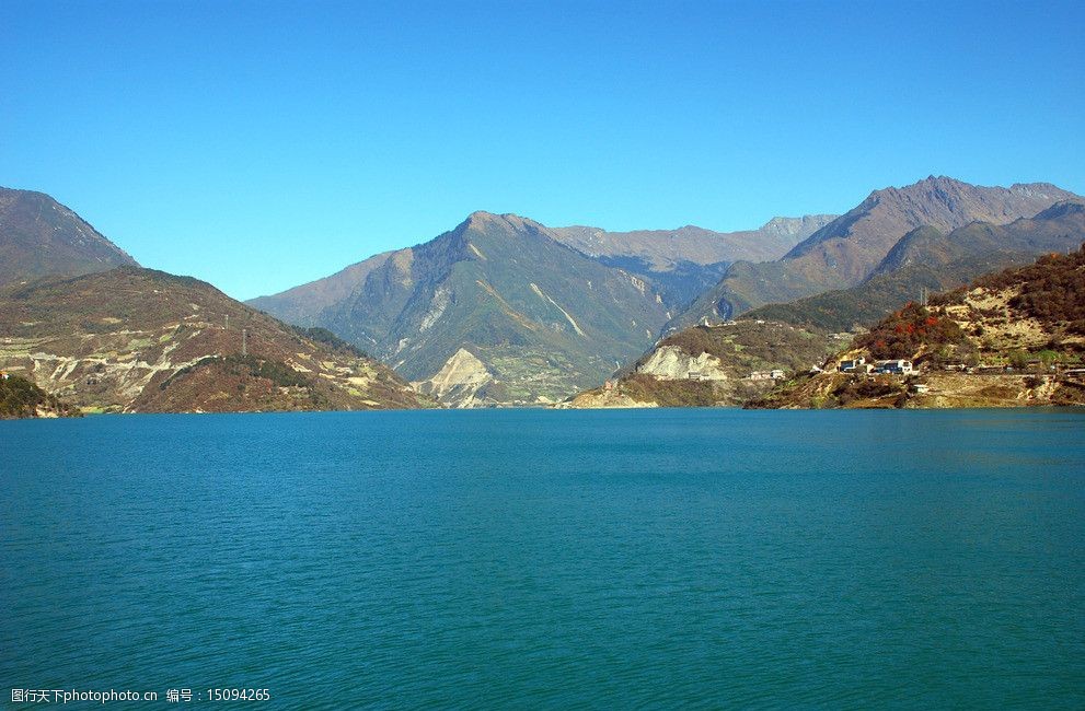 硗碛水电站风景图片