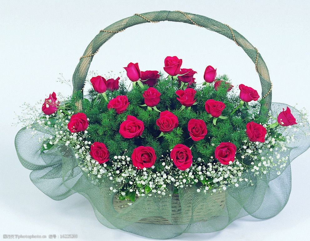 设计图库 生物世界 花草 关键词:玫瑰花篮 插花 玫瑰花束 玫瑰花高清