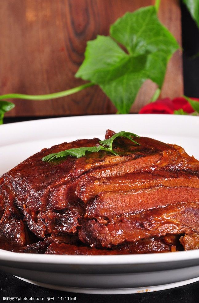 设计图库 餐饮美食 传统美食 关键词:梅菜扣肉东坡肉 美食 菜品 菜谱