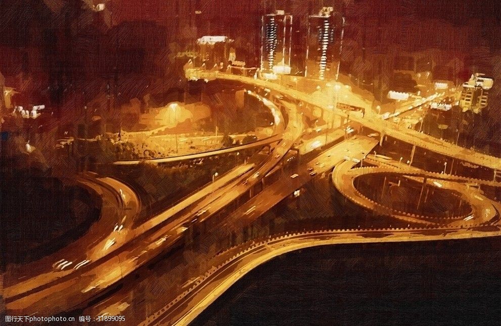 流动的光影图片