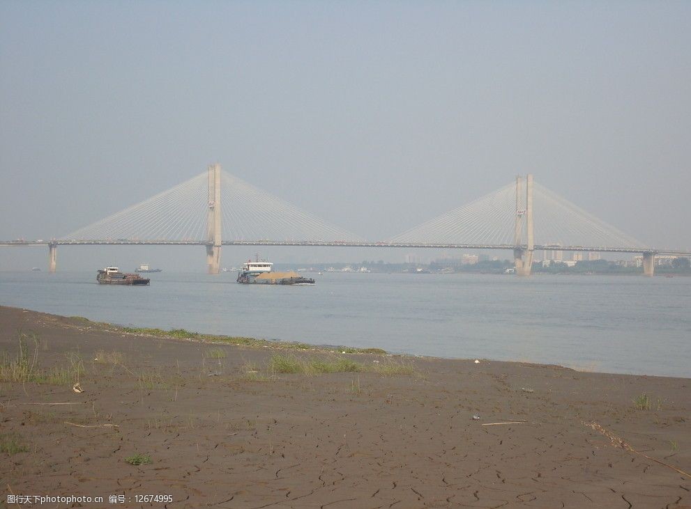 關鍵詞:武漢長江二橋 漢口江灘 武漢 長江 長江大橋 自然風景 橋樑