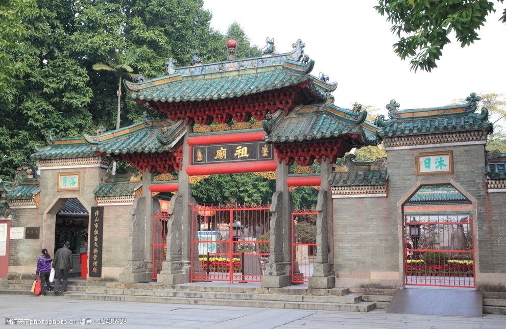 佛山祖庙百年大修后正门图片