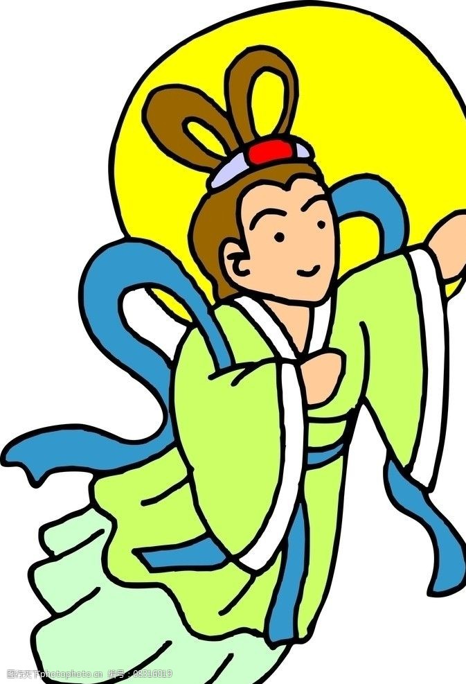 嫦娥奔月图片