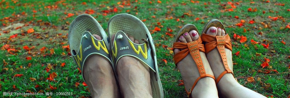 一对情侣脚图片