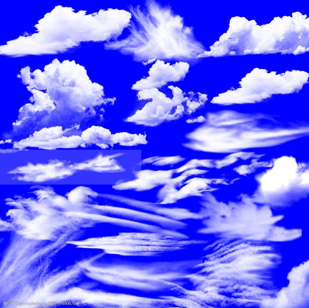 关键词:云彩素材 云彩 各种云彩 云朵 云 白云 天空 psd分层素材 源
