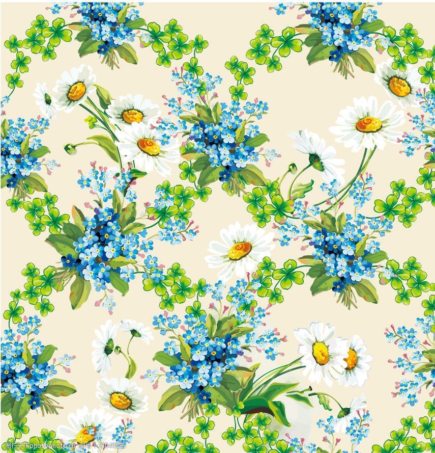 时尚花纹花朵花卉图片