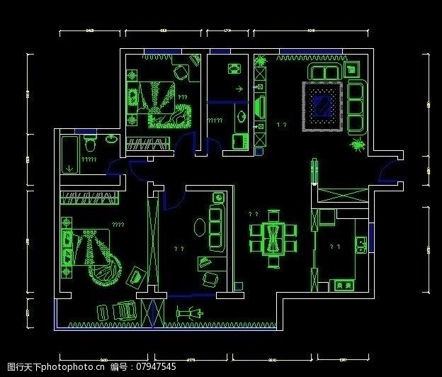 設計圖庫 環境設計 施工圖紙 上傳: 2012-2-17 大小: 516.