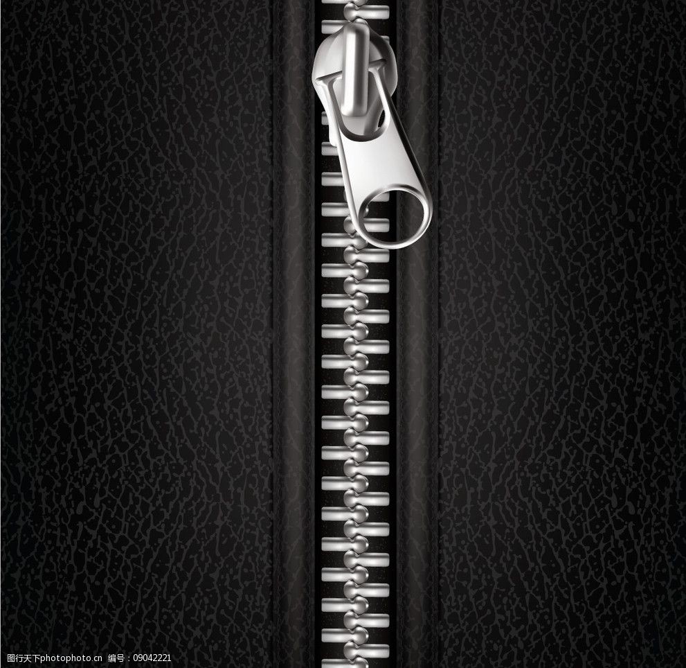 矢量拉链素材图片