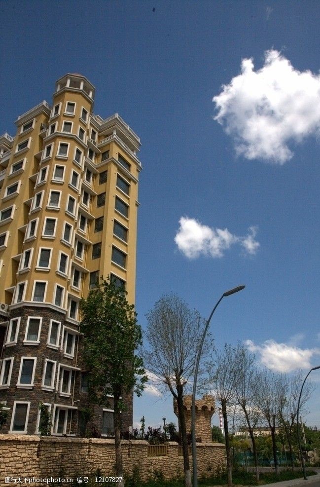 城市小区图景图片