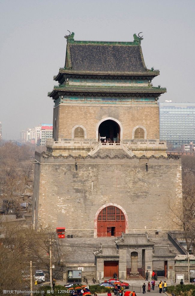北京钟鼓楼风光图片