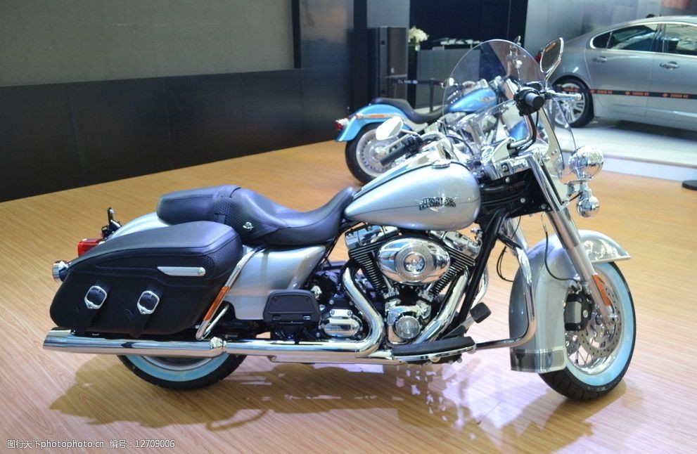 哈雷摩托青岛车展图片