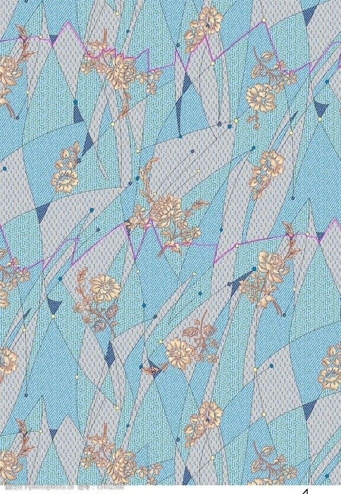 关键词:印花图案 家纺图案 服装图案 几何图形 花卉 背景底纹 底纹