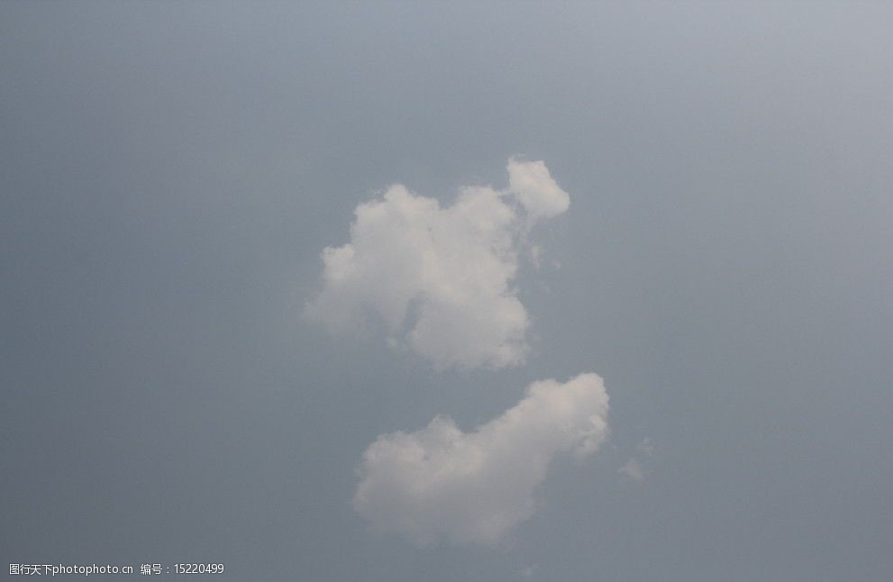 天空中的孤云图片