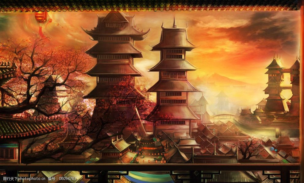 一代天骄游戏场景 一代天骄 游戏 场景 风景 卡通 壁纸 风景漫画 动漫