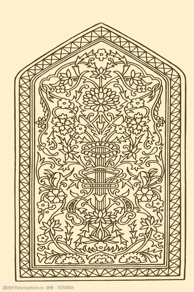 新疆民间建筑装饰图案图片