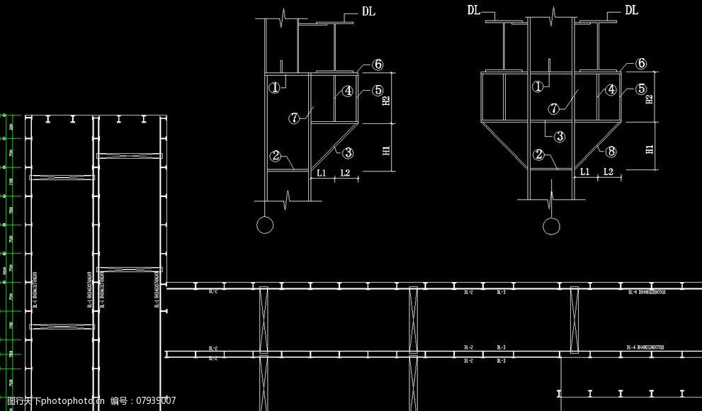 钢结构厂房吊车梁平面布置图片