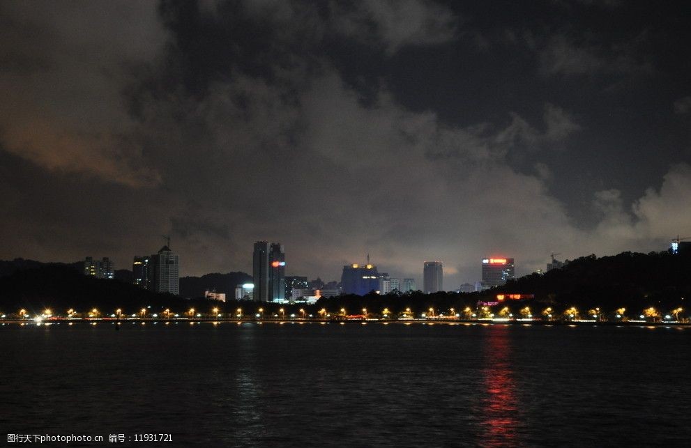 珠海街道夜景图片图片