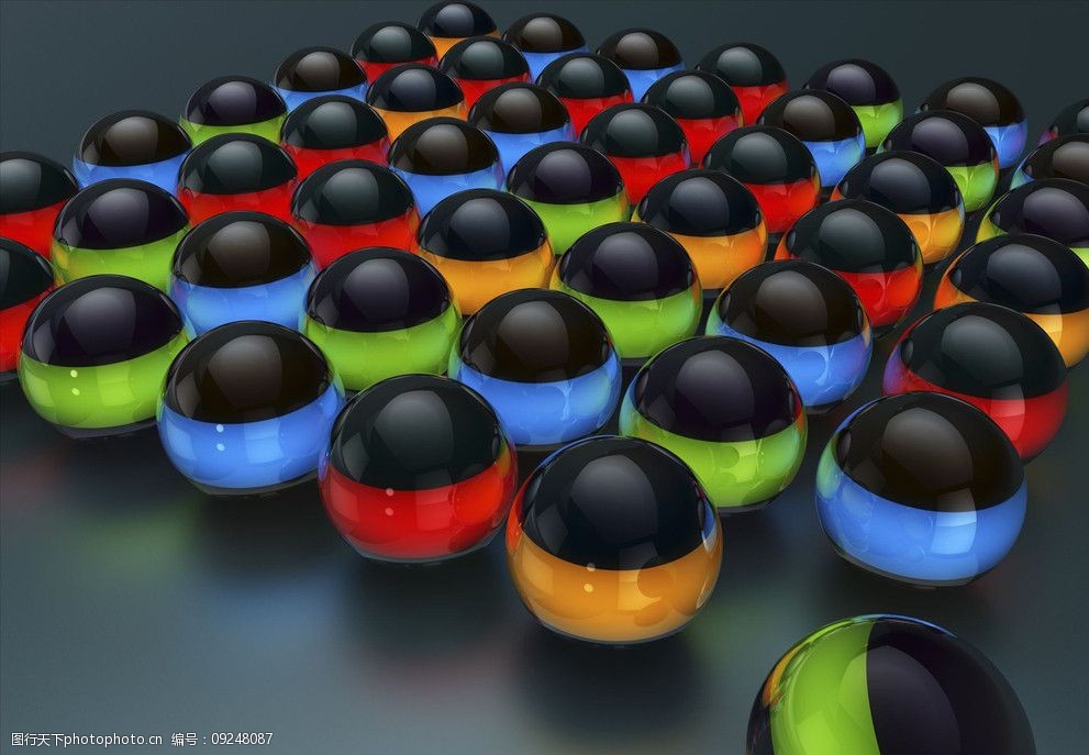 3d球体视觉艺术图片