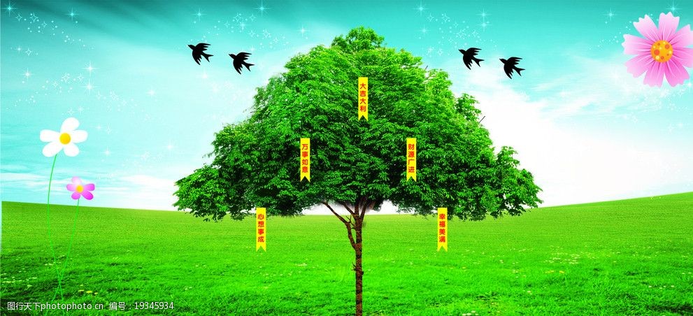成长树图片
