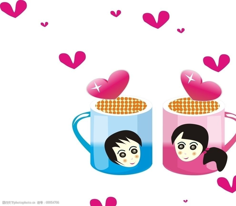情侣杯图片