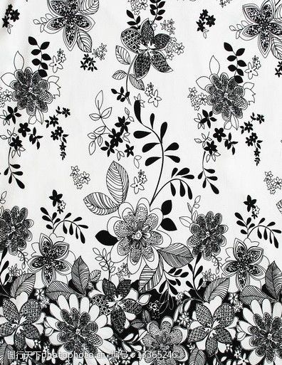 线描花纹背景图片