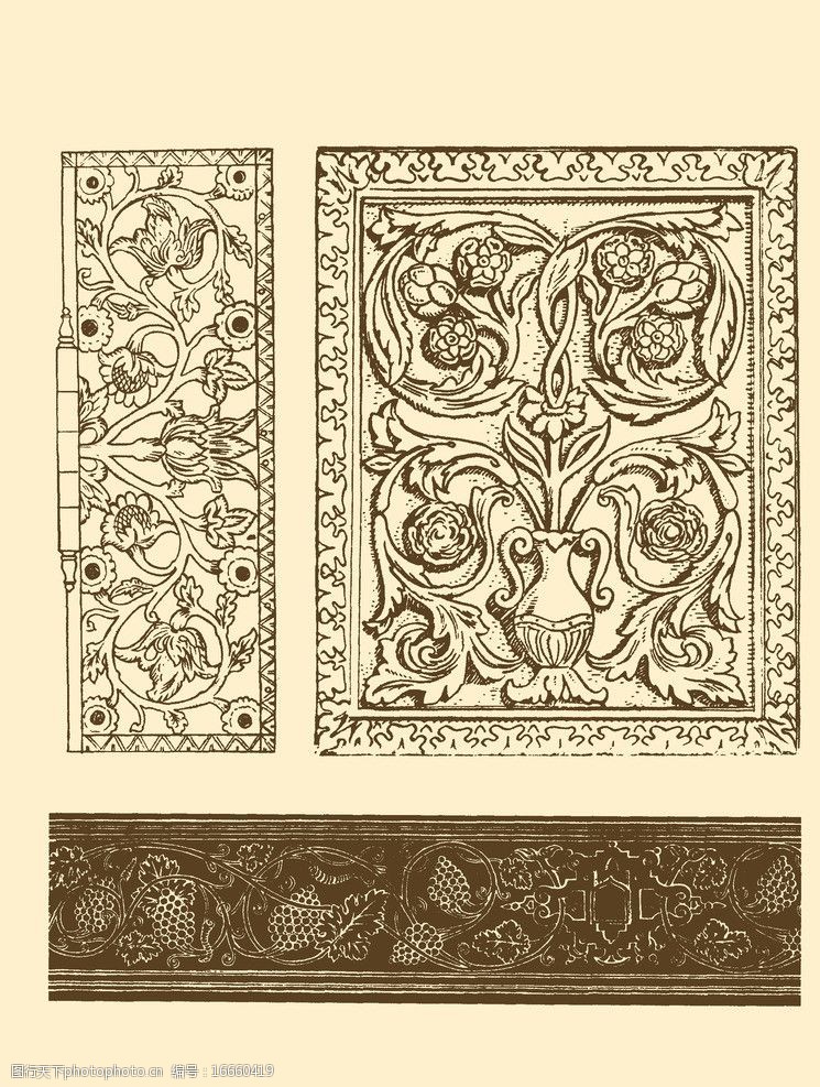 欧洲装饰图案图片