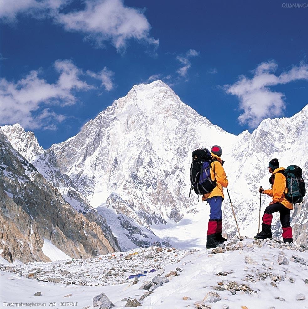 户外登山运动图片