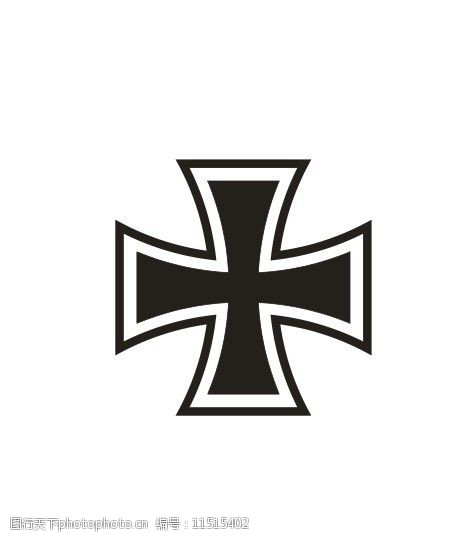 二战德军铁十字军标图片
