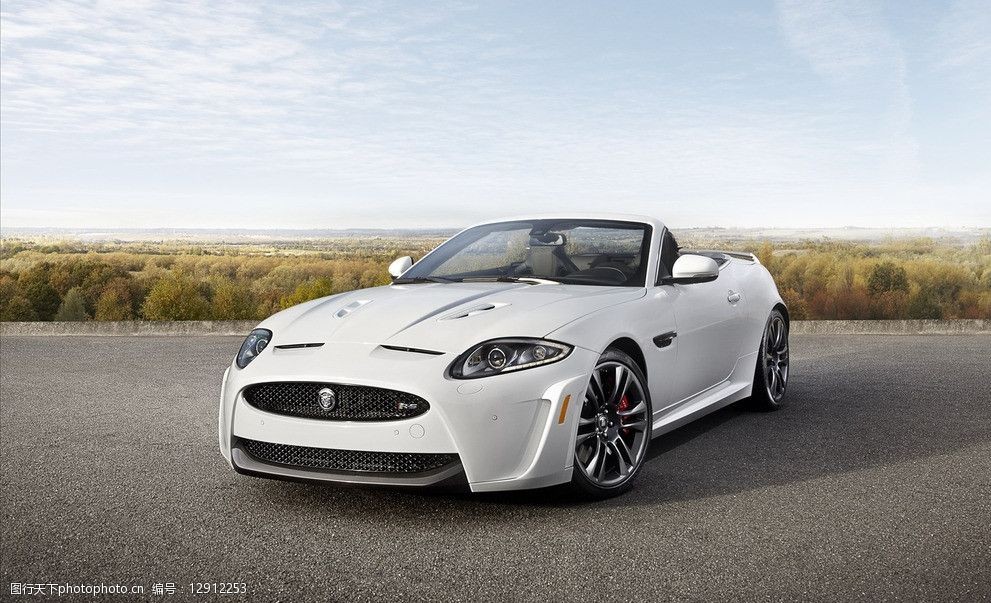 捷豹敞篷跑车图片