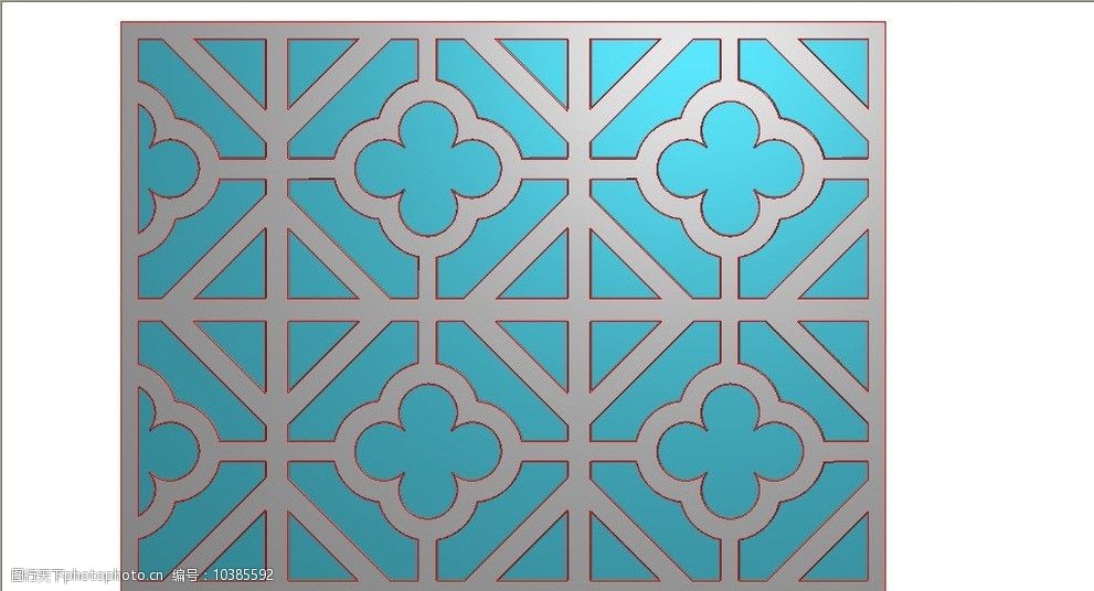 线稿线雕缕空花纹通花图片