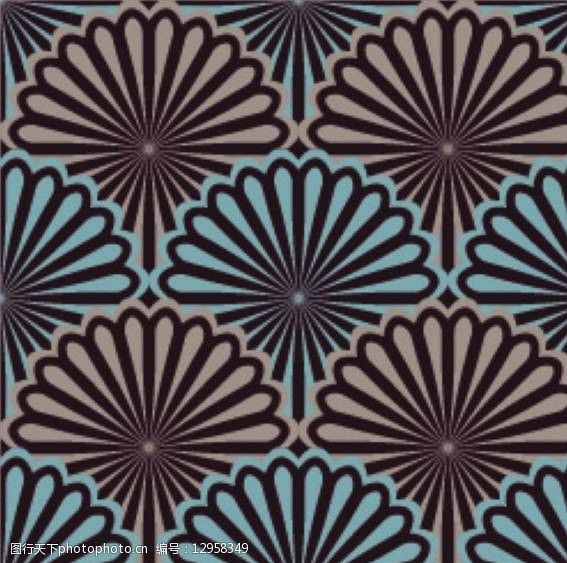 扇形花瓣背景底纹图片图片-图行天下图库